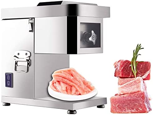 Machine de découpe de Viande Commerciale Professionnelle 1500 W, déchiqueteuse de trancheuse de Viande de 550 LB/h, Machine de Traitement de Viande électrique Automatique, trancheuse, 10 mm Fiche Technique et Prix au Maroc