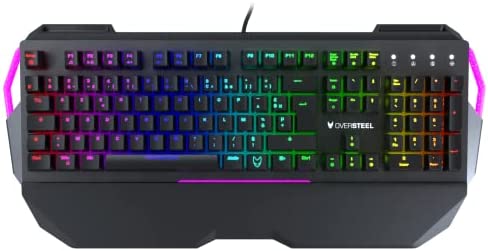 Oversteel Iron - Clavier Mécanique Gaming, RVB, Interrupteur Rouge, Azerty Fr Fiche Technique et Prix au Maroc