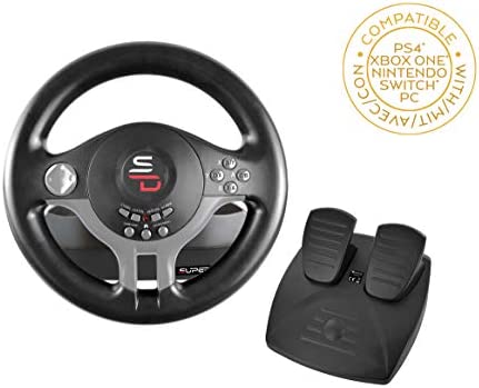 Superdrive - Volant SV200 avec Pédales et palettes de vitesses pour Nintendo Switch/PS4/Xbox One/PC/PS3 Fiche Technique et Prix au Maroc