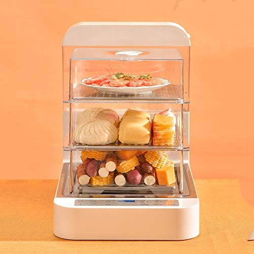 KKYKP Cuiseur vapeur électrique multifonctionnel à 3 couches pour la cuisson des fruits de mer et des légumes Fiche Technique et Prix au Maroc