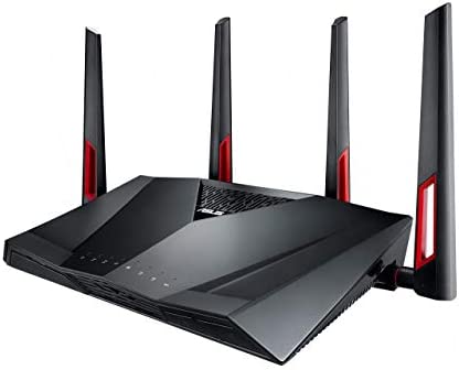 ASUS RT-AC88U - Routeur gaming Gigabit double bande Wi-Fi-AC3100 avec MU-MIMO, AiProtection par TrendMicro pour sécuriser votre réseau, technologie AiMesh et l'accélérateur de jeux WTFast Fiche Technique et Prix au Maroc