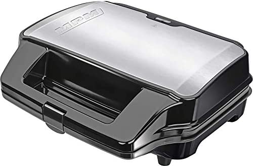 MPM MOP-23M Appareil à Sandwichs 3 en 1, Plaques Interchangeables, Appareil à Croque Monsieur, Gaufrier Belge, Grill pour Viande et Poisson, Contrôleur de Température Automatique, 900W Fiche Technique et Prix au Maroc