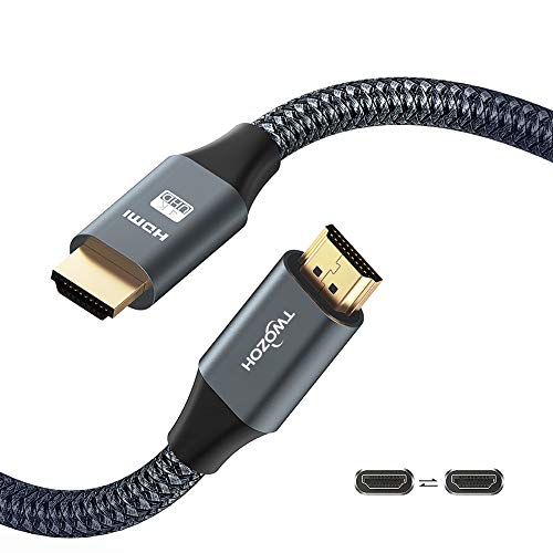 Twozoh Câble HDMI 3M, 4K Câble HDMI 2.0 Haute Vitesse, Cable HDMI à Cordon braqué 1080p 720p Compatible avec PS5, PS3, PS4, PC, Projecteur, TVHD, Xbox Fiche Technique et Prix au Maroc