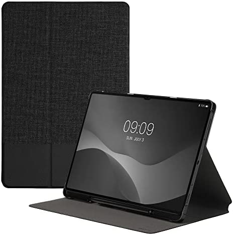 kwmobile Coque Compatible avec Samsung Galaxy Tab S8+ Plus/Galaxy Tab S7+ Plus - Coque Housse protectrice pour téléphone en Silicone Anthracite-Noir Fiche Technique et Prix au Maroc