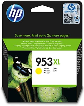 HP 953XL Cartouche d'Encre Jaune grande capacité Authentique (F6U18AE) Fiche Technique et Prix au Maroc