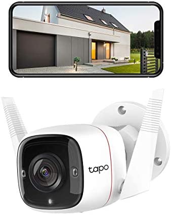 Tapo Caméra surveillance WiFi extérieur TAPO C310, 3MP(2K), étanche IP66, vision nocturne, Détection de personne et alarme sonore, Compatible avec Alexa et Google Assistant, contrôle via App Fiche Technique et Prix au Maroc