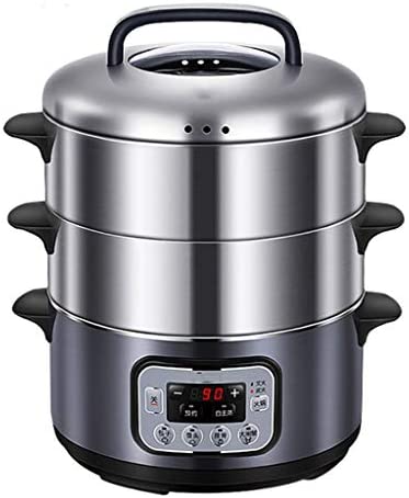 Cuiseur Vapeur Électrique Multifonctionnel en Acier Inoxydable Cuiseur Vapeur À Trois Couches De Grande Capacité Ménage Petits Légumes Cuits À La Vapeur Cuiseur À Vapeur en Acier Inoxydable Fiche Technique et Prix au Maroc
