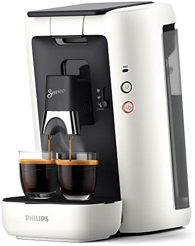 Philips Domestic Appliances CSA260/11 Senseo Maestro Machine à Café Dosettes avec Réservoir d'Eau de 1,2 Litre, Sélection l'Intensité du et Fonction Mémo, Produit Vert, Couleur : Blanc Fiche Technique et Prix au Maroc