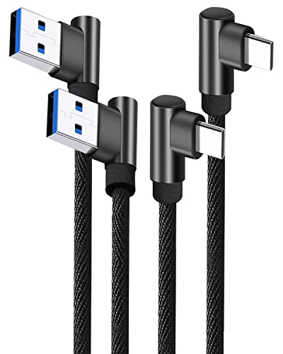 Câble USB C 2M 3M, 90 Degrés Chargeur Câble Usb C Type C en Charge Rapide Nylon Tressé Câble Chargeur pour PS5, SAMSUNG S21/ S20/ S10/ S9/ S8, Pixel, Huawei P40/ P30/ P20 Câble Mobile Fiche Technique et Prix au Maroc