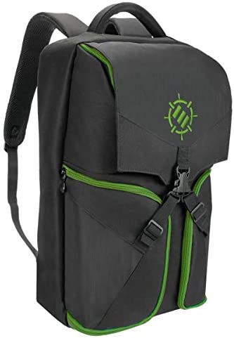 ENHANCE Sac à Dos Gaming pour Ordinateur Portable - Compatible avec Xbox 360 et Xbox One et Ordinateurs - Stockage de matériel d'Arsenal pour Contrôleurs, Casques d'écoute, Jeux, Souris - Verte Fiche Technique et Prix au Maroc