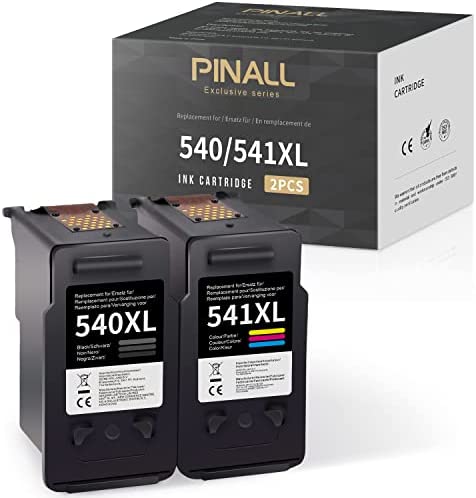 PINALL PG-540XL CL-541XL Remanufacturées pour Cartouche Canon 540 541 pour Pixma MG3650 MG3550 TS5150 MG3250(Noir/Couleur) Fiche Technique et Prix au Maroc
