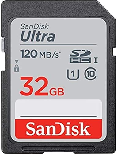 SanDisk Ultra 32Go SDHC Carte, jusqu'à 120 Mo/s, Classe 10, UHS-I, V10 Fiche Technique et Prix au Maroc