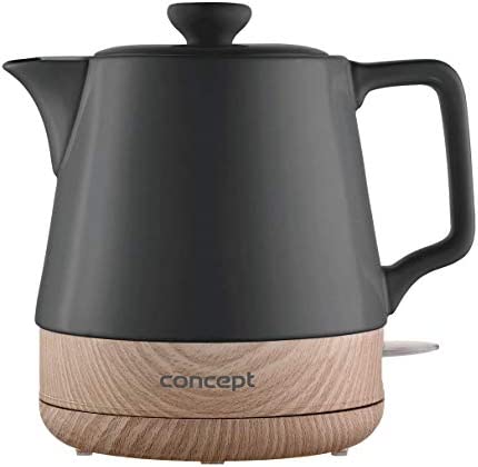 CONCEPT Hausgeräte Bouilloire en céramique RK0062 - 1 l - Anthracite Fiche Technique et Prix au Maroc