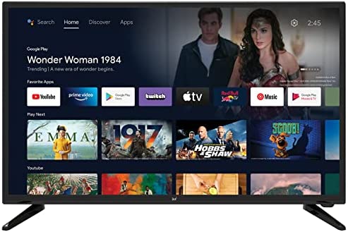 Dual Smart Android TV 32'' (80cm) HD - WiFi - Netflix - Prime Video - Chromecast - 3xHDMI - 2xUSB Fiche Technique et Prix au Maroc