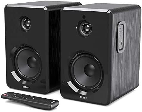 Majority D40 Enceinte HiFi Active, puissante Paire d'enceintes Bluetooth stéréo avec ampli, Multiples entrées et Options Audio, idéale pour Home cinéma, Gaming, Ordinateur de Bureau ou Portable Fiche Technique et Prix au Maroc