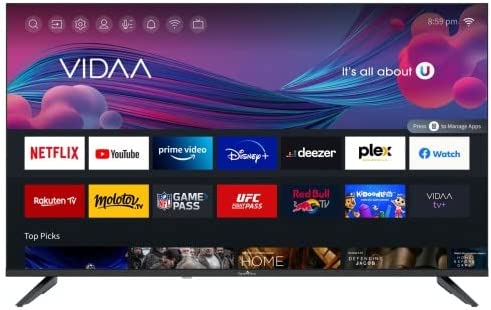 Smart-Tech TV LED FHD 40' (101 cm) 40FV10V1 Smart TV VIDAA - Molotov, Netflix, Prime Video, Disney+, Youtube, Plex 3xHDMI - 2xUSB - PVR - Mode Hotel Fiche Technique et Prix au Maroc