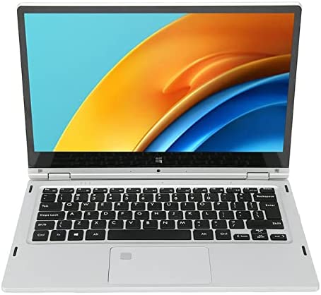 Ordinateur Portable 2 en 1, écran Tactile IPS HD 13,3, pour Processeur Intel J4105 Quad Core, Rotation à 360 °, Déverrouillage des Empreintes Digitales, WiFi 2,4 GHz/5 GHz, Fiche Technique et Prix au Maroc