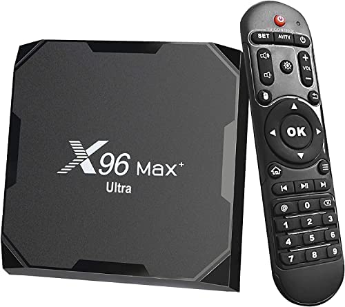 iflip TV Box Android 11 X96 Max Plus Ultra Amlogic S905X4 4 Go 64 Go 2,4 G 5 G Dual WiFi BT4.0 Support AV1 H.265 8K HDR Media Player X96 Max+ Fiche Technique et Prix au Maroc