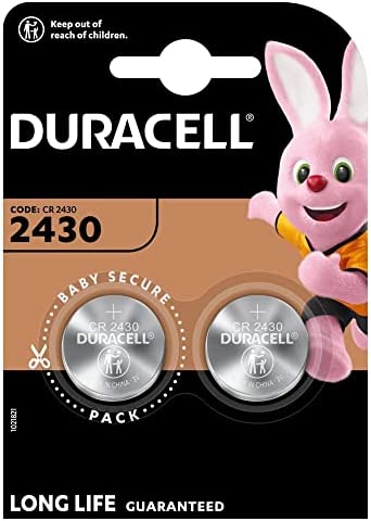 Piles Boutons Au Lithium Duracell Spéciales 2430 3 v, Lot De 2 (Dl2430/Cr2430), Conçue pour Une Utilisation dans Les Porte-Clés, Balances Et Dispositifs Portables Et Médicaux Fiche Technique et Prix au Maroc