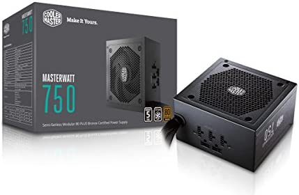 Cooler Master - MasterWatt 750 - Alimentation 550W Modulaire (Certifiée 80 Plus Bronze; Garantie 5 ans) Fiche Technique et Prix au Maroc