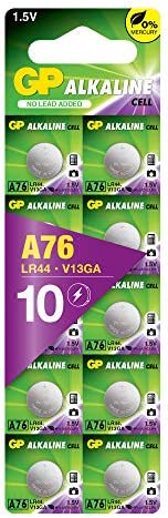 Piles LR44 Bouton - AG13 - Lot de 10 | GP Extra | Batteries Alcalines LR 44 A76 - Longue durée et Haute Performance Fiche Technique et Prix au Maroc