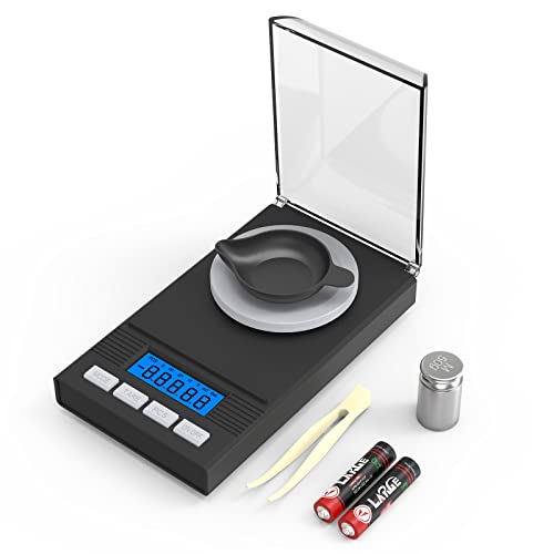 50 x 0,001g Mini Balance Numérique Multifonction Haute Précision, Balance de Cuisine Numérique avec Affichage à LED Échelle Milligramme Fiche Technique et Prix au Maroc