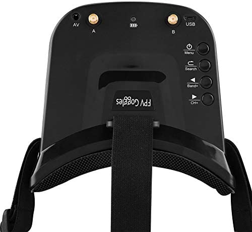 Afficher Les Mini Lunettes FPV, Lunettes de Drone 5.8G 40 canaux Mini Casque vidéo de Lunettes FPV Fiche Technique et Prix au Maroc