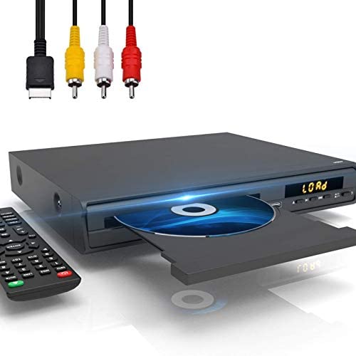Lecteur DVD TV Multizone, Lecteur DVD HDMI pour Television et Entrée Double Microphone, Connectique HDMI RCA et Entrée USB, HD 1080P Support des Systèmes NTSC/PAL, câbles HDMI/AV Inclus. Fiche Technique et Prix au Maroc