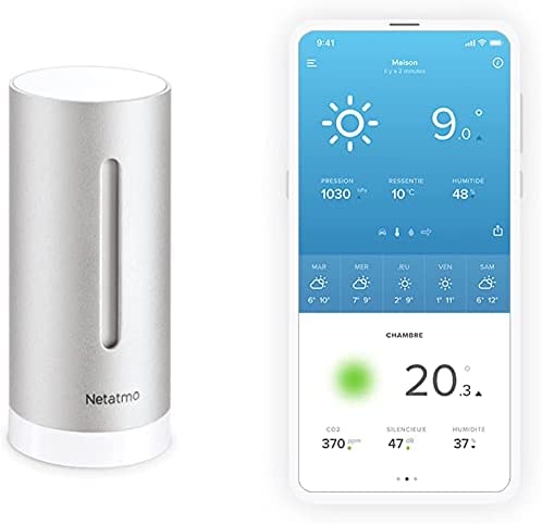 Netatmo Module Additionnel Intérieur pour la Station Météo Netatmo, NIM01-WW Fiche Technique et Prix au Maroc