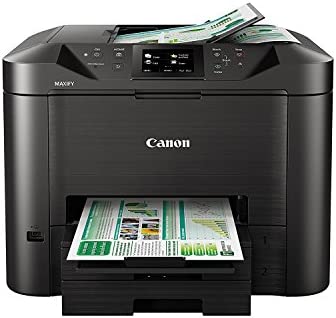 Canon Maxify mb5450 4 en 1 Imprimante Multifonctions Jet d'encre Couleur (Impression, Copie, numérisation et Télécopie, 4 XL de Les encres, Duplex, USB, LAN/WLAN, d-adf Noir Fiche Technique et Prix au Maroc