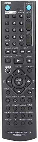 ASHATA Remplacer la télécommande adaptée pour LG, DVD/magnétoscope/enregistreur DVDR Remplacement de la télécommande pour LG RC286H RC297H RC397H Fiche Technique et Prix au Maroc