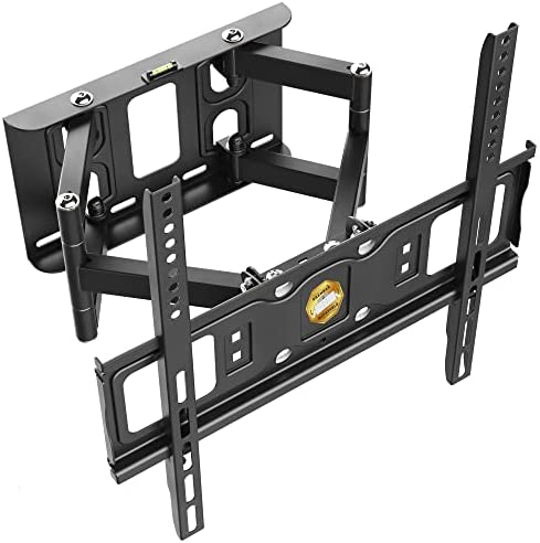 RICOO S5244 Support TV Mural 32-55" Pouces (81-140cm) Orientable et Inclinable Fixation Murale télévision Bras articulé pour télé VESA 200x200-400x400 Fiche Technique et Prix au Maroc