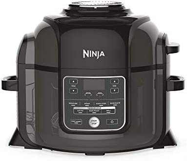 Ninja Foodi [OP300EU] Multicuiseur 7-en-1, Technologie TenderCrisp, 6 L, 1460W, Noir et Gris (touches et commandes en anglais) Fiche Technique et Prix au Maroc