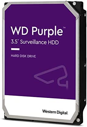 Western Digital - WD Purple 1To - Disque dur interne pour la vidéo surveillance avec technologie Allframe 4K™ - 3.5" SATA 6 Go/s, 180To/an, 64Mo Cache, 5400rpm - WD10PURZ Fiche Technique et Prix au Maroc
