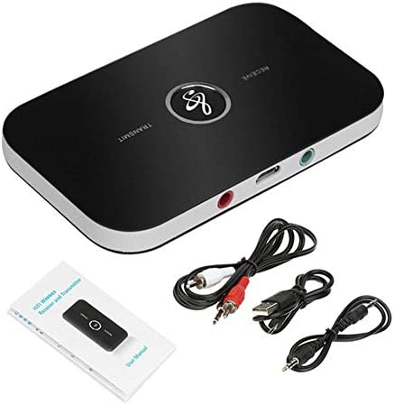 Adaptateur Bluetooth Récepteur, Bluetooth Émetteur Récepteur 5.0 Transmetteur Récepteur Bluetooth Audio 2 en 1 avec Sortie Audio 3,5mm Adaptateur/Convertisseur Bluetooth Audio RCA Fiche Technique et Prix au Maroc