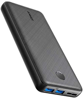 Anker PowerCore Essential 20000 - Batterie Externe 20000 mAh 2 Ports USB avec Technologie PowerIQ et USB-C(entrée Uniquement), Compatible avec iPhone, Samsung, Huawei, iPad et Autres. Fiche Technique et Prix au Maroc