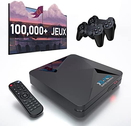 Kinhank Console de Jeux Rétro X2 Pro Intégrant 100,000+ Jeux , Android 9.0/EmuELEC 4.5 CoreE Systems 3 en 1 Console de Jeu Vidéo pour 4K Sortie Compatible 70+ émulateurs . 2 Gamepads sans Fil Fiche Technique et Prix au Maroc