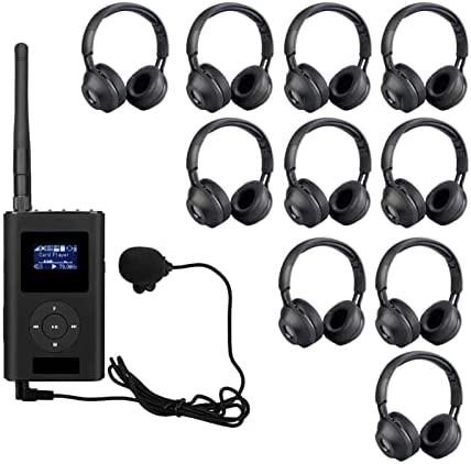 GIXAA Kit de radios de Casque, 0. 3W FM Émetteur FT11 + 10PCS Casque Tr101 mp3 Transmetteur Radio diffusé for Le système de Guidage de la Vision de l'église de réunion (Color : FT11-TR104, Size : U) Fiche Technique et Prix au Maroc