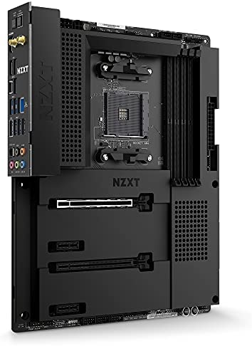 Nzxt N7 B550 Matte Black, Carte mère AMD B550, AM4, DDR4, PCIe 4.0, Dual M.2, 2-Way Crossfire, 2.5GbE/WiFi 6E AX210, BT5.2,ATX Fiche Technique et Prix au Maroc
