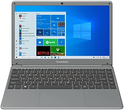 Thomson PC Portable Ordinateur Celeron Intel 3350, 4GB & 64Gb Emmc+256Gb SSD, AZERTY, Windows 10, Chassis Aluminium Fiche Technique et Prix au Maroc