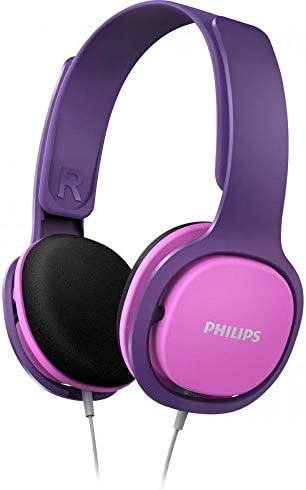 Philips Casque Audio pour Enfants/Écouteur Filaire avec Limite de Volume (85dB), Coussinets Doux, Arceau Ergonomique/Philips SHK2000PK/00 - Rose-Lila Fiche Technique et Prix au Maroc