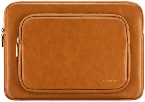 Comfyable Housse de Protection Compatible pour iPad Pro 12.9" 2022 2021 M2/M1 avec Clavier Smart/Magic Keyboard Folio, Grande Pochette de Transport pour Accessoires en Simili Cuir Étanche – Marron Fiche Technique et Prix au Maroc