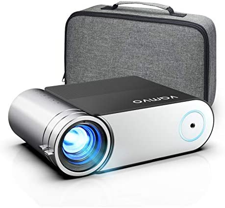 Videoprojecteur Vamvo 200" 5800 Lumens Supporte 1080P Full HD Projecteur, Portable Multimédia Home Cinéma Retroprojecteur, Mini Projecteur Vidéo Compatible HDMI VGA AV TF USB PS4(Noire) Fiche Technique et Prix au Maroc