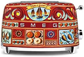 Smeg - tsf01dgeu - Grille-pain 2 fentes 950w multicolore années 50 dolce & gabbana Fiche Technique et Prix au Maroc