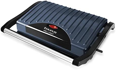 Taurus Grill & Toast, mini-plaque de grille-pain, 700 W, plaque antiadhésive, 23 x 14,5 cm, noire Fiche Technique et Prix au Maroc