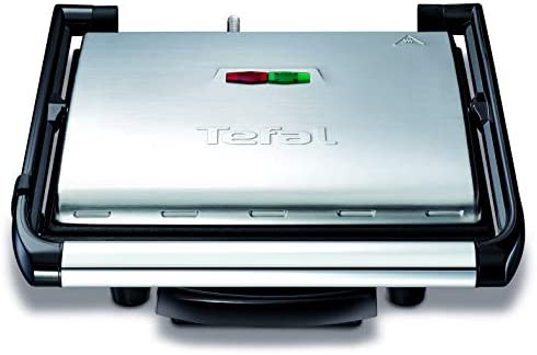 Tefal Gril viande et panini multifonction, 2000 W, Presse à paninis, Rangement Vertical, Plaques antiadhésives, Compact GC241D12 Fiche Technique et Prix au Maroc