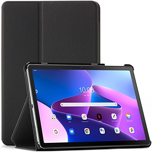 Forefront Cases Coque pour Lenovo Tab M10 Plus 2022 - Lenovo Tab M10 Plus Étui, Coque - Noir - Mince, Automatique Veille/Réveil, Lenovo Tab M10 Plus 10.6 (3ème Génération) Étui, Housse, Coque Fiche Technique et Prix au Maroc