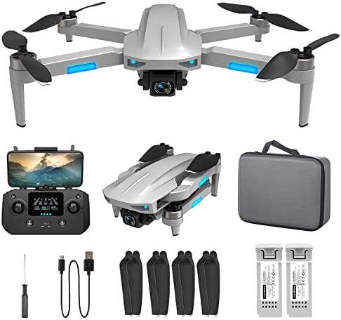 Drone GPS Avec Caméra 4k HD, Transmission En Direct 5G WiFi FPV, 40 Minutes De Vol Avec 2 Batteries, Drone Télécommandé Avec Moteur Brushless, Plusieurs Modes De Vol, Adapté Aux Débutants Fiche Technique et Prix au Maroc