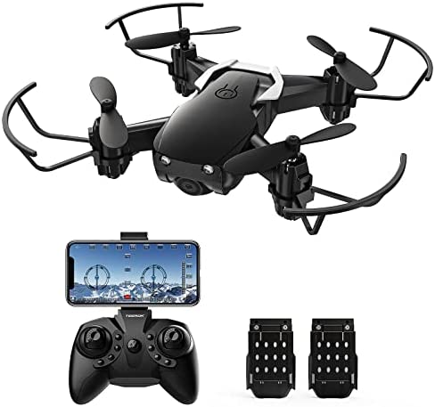 TEEROK T13 Mini Drone avec Caméra 720P pour Enfant,RC FPV Quadcopter avec Transmission en Direct WiFi,2 Batteries 26 Minutes de Vol,Décollage/Atterrissage en Une Seule Touche,Mode Sans Tête,Flips 3D Fiche Technique et Prix au Maroc