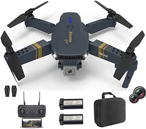 XTREME STYLE ✈️ XS89FPV Mini drone avec double caméra 4K UHD Zoom 50x D 2 batteries 30 min Temps de vol 120 m Pliable et élégant RC Quadricoptère pour enfants et débutants Nombreux modes de vol Fiche Technique et Prix au Maroc